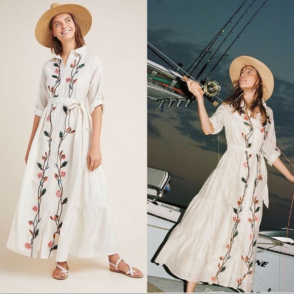 Anthropologie Dresses & Skirts - Anthropologie x Samant Chauhan maxi shirtdress, 0P